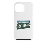 Colorado State Map Road Trip Denver Colorado Springs Aurora Case for iPhone 13 Pro Max