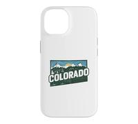 Colorado State Map Road Trip Denver Colorado Springs Aurora Case for iPhone 14