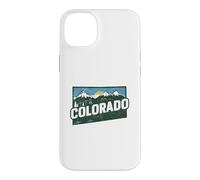 Colorado State Map Road Trip Denver Colorado Springs Aurora Case for iPhone 14 Plus