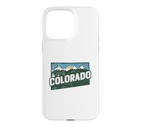 Colorado State Map Road Trip Denver Colorado Springs Aurora Case for iPhone 15 Pro Max