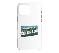 Colorado State Map Road Trip Denver Colorado Springs Aurora Case for iPhone 16 Pro Max