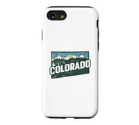 Colorado State Map Road Trip Denver Colorado Springs Aurora Case for iPhone SE (2020) / 7/8