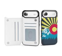 Colorado Sunrise Flag Mobile Phone Flip Cases Compatible with iPhone 17/17 Air/17 Pro/17 Pro Max Anti-Scratch Covers
