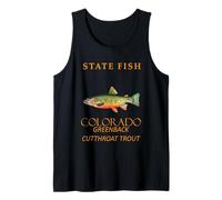 Colorado Territory Fish The Greenback Trout Tank Top