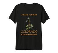 Colorado Territory Flower The Columbine Premium T-Shirt