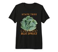 Colorado Territory Tree The Blue Spruce Premium T-Shirt