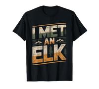 Colorado Trail Elk Encounter Hiker Funny Wildlife T-Shirt