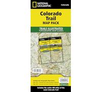 National Geographic - Colorado Trail Map Pack - Elevation, Campsites & Resupply - Trails Illustrated