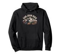 Colorado Trail San Juan Mountains Graphic Scenic Overlook Pullover Hoodie