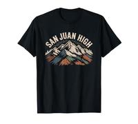 Colorado Trail San Juan Mountains Graphic Scenic Overlook T-Shirt