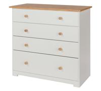 Core Products Contino 4 Drawer Chest, Cream