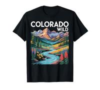 Colorado Wild Scenic Nature Mountain Landscape Art T-Shirt