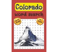 Colorado Word Search Puzzle Book: Word Search with Easy to Read Print about Colorado, Colorado Mountains, Colorado skiing and more | 6x9minches, 110 ... Gift for Vacations, Holidays, and Free Times