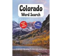 Colorado Word Search Puzzle Book: Word Searches with Easy to Read Print about Colorado, the West, Mountains and More | 6x9 inches, 110 pages | 50+ ... for Vacations, Holidays, and Leisure Time