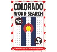 Colorado Word Search Puzzle Book: Word Searches with Easy to Read Print about Colorado, US state of Colorado, Colorado Travel and More | 6x9 inches, ... Gift for Vacations, Holidays and Relaxation