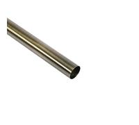 Colorail Antique Brass Effect Steel Round Tube, (L)1.83M (Dia)25mm (T)0.5mm