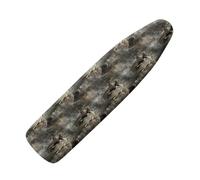 Coloranimal Camo Elephant Print Large Ironing Board Cover Thick Ironing Board Covers with Elastic Edge Scorch Resistant No Slip Iron Sleeve Protector Fashion Iron Dust Cover for Home