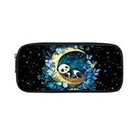 Coloranimal Cute Panda Moon Pencil Bag for Girls Kids Pen Case Pouch Zipper Pencil Pouch Aesthetic Kawaii Pencil Pouch Box Organizer Pen Case School Supplies