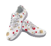 Coloranimal Polka Dot Butterfly Sneakers for Women Walking Shoes Womens Trainers Workout Gym Sports Sneakers Fitness Trainers with Non Slip Sole