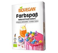 Organic Colour Fun, Colorful Colourful Food, Powder for Cheerful Cake Tarts and Muffin Decoration, Vegan and Gluten Free, 6 Colors)