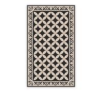 Coloray BirdsEcho Vinyl Rug PVC mat Protection of the Floor Linoleum Rug 15.7 x 23.6 inch - 45x60 cm Carpet Home Decoration Kitchen Mat - Geometric patchwork pattern