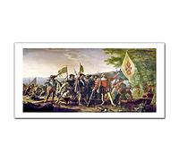 Coloray Splashback 39.37 x 19.68 inch / 100x50cm Cooker Protector Kitchen Glass Art Wall Picture Tempered Glass Kitchen Protection Glass Print - Columbus Beach