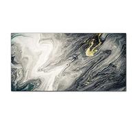 Coloray Splashback 55.12 x 27.56 inch / 140x70cm Cooker Protector Kitchen Glass Art Wall Picture Tempered Glass Kitchen Protection Glass Print - Sea Waves Fantasy