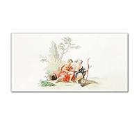 Coloray Splashback 55.12 x 27.56 inch / 140x70cm Cooker Protector Kitchen Glass Art Wall Picture Tempered Glass Kitchen Protection Glass Print - Ancient Greece