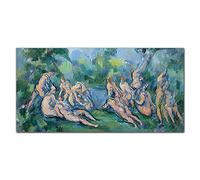 Coloray Splashback 55.12 x 27.56 inch / 140x70cm Glass Art Wall Picture Kitchen Protection Glass Print Cooker Protector Kitchen Tempered Glass - Brothers Paul Cézanne