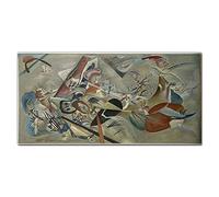 Coloray Splashback 55.12 x 27.56 inch / 140x70cm Glass Print Tempered Glass Kitchen Cooker Protector Glass Art Wall Picture Kitchen Protection - Animals Abstractionism