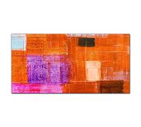Coloray Splashback Tempered Glass 39.37 x 19.68 inch / 100x50cm Glass Print Kitchen Protection Kitchen Glass Art Wall Picture Cooker Protector - Impressionism