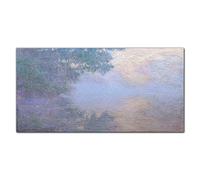 Coloray Splashback Tempered Glass 47.24 x 23.62 inch / 120x60cm Glass Print Kitchen Protection Kitchen Glass Art Wall Picture Cooker Protector - Monet Seine