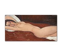 Coloray Splashback Tempered Glass 47.24 x 23.62 inch / 120x60cm Glass Print Kitchen Protection Kitchen Glass Art Wall Picture Cooker Protector - Naked Woman's Anatomy