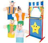 Colorbaby Cucu Show 3 Little Pigs Puppet Theatre Educational Toy