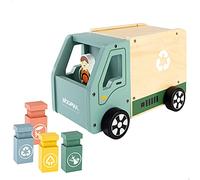 ColorBaby WOOMAX 49339 - Woomax-Truck Wooden Garbage + 18 m