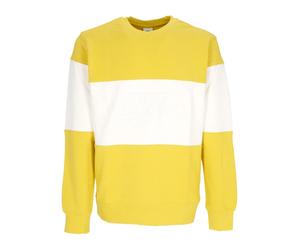 Colorblock Lightweight Crewneck Sweatshirt - male - Nike - Long Sleeve Training Tops - Yellow - XL - Sport XL