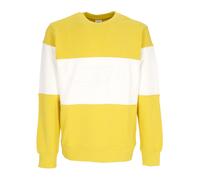 NIKE FB7848-709 M NK CLUB+ FT CREW CB Sweatshirt Men's VIVID SULFUR/WHITE Size XL