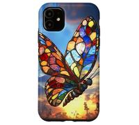 Colorburst Glass Butterfly at Sunrise Sky Case for iPhone 11