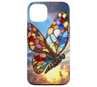 Colorburst Glass Butterfly at Sunrise Sky Case for iPhone 13