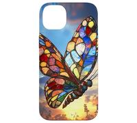 Colorburst Glass Butterfly at Sunrise Sky Case for iPhone 14 Plus