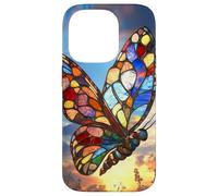 Colorburst Glass Butterfly at Sunrise Sky Case for iPhone 14 Pro