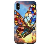 Colorburst Glass Butterfly at Sunrise Sky Case for iPhone XS Max