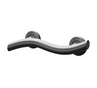 Colore 14" Curved Grab Rail | Matt Black | Aluminium | 355mm x 65mm x 73mm