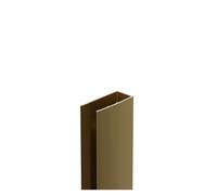 Colore 1850mm Decorative End Profile | Brushed Brass | Aluminium | 8mm