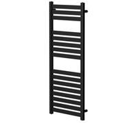 Colore Cassini Heated Towel Rail | Matt Black | Mild Steel | 1200mm x 500mm