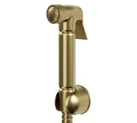 Colore Douche Shower Spray with Wall Bracket | Brushed Brass | Stainless Steel | 44mm x 165mm x 64mm