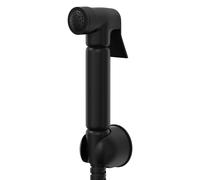 Colore Douche Shower Spray with Wall Bracket | Matt Black | Stainless Steel | 44mm x 165mm x 64mm