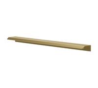 Colore Finger Pull Handle | Brushed Brass | Aluminium | 300mm