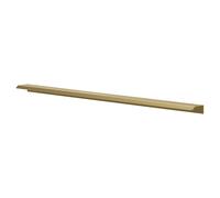 Colore Finger Pull Handle | Brushed Brass | Aluminium | 500mm
