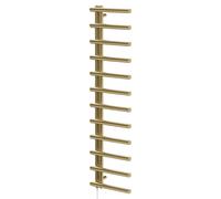 Colore Mason Designer Electric Heated Towel Rail | Brushed Brass | Mild Steel | 1750mm x 500mm